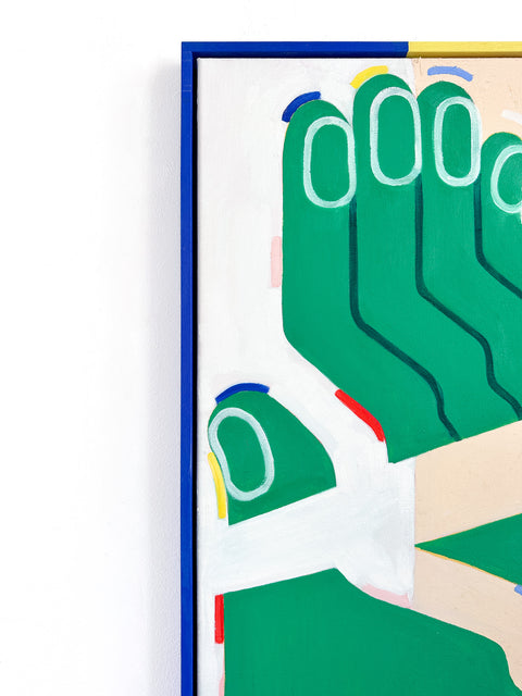 Green and other colours (2021) 40✕80cm