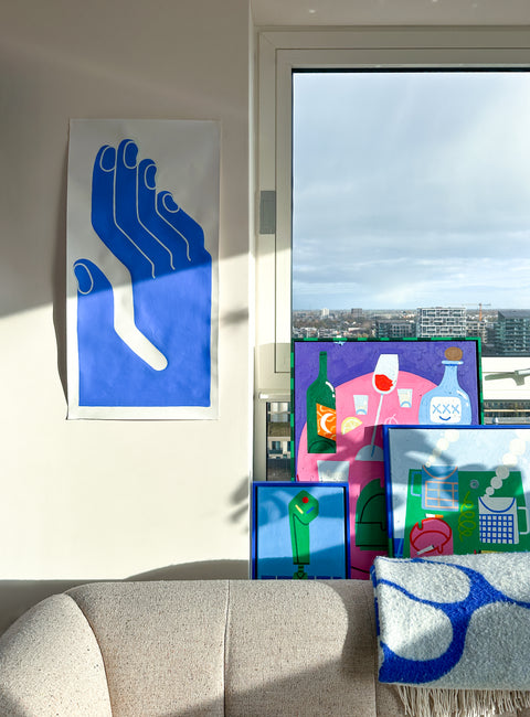 Light Blue Helping Hand (2025) 100✕50cm