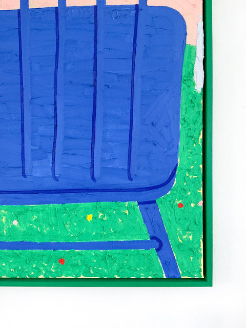 The chair has been outside for a while (2022) 80✕50cm