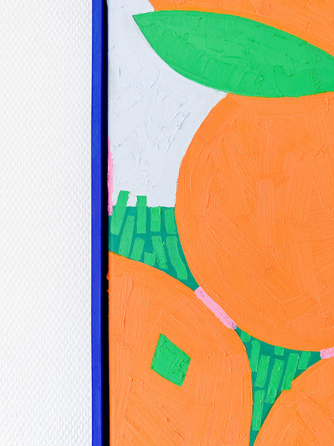 Oranges in the grass (2023) 100✕60cm