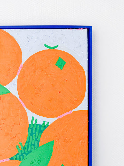Oranges in the grass (2023) 100✕60cm
