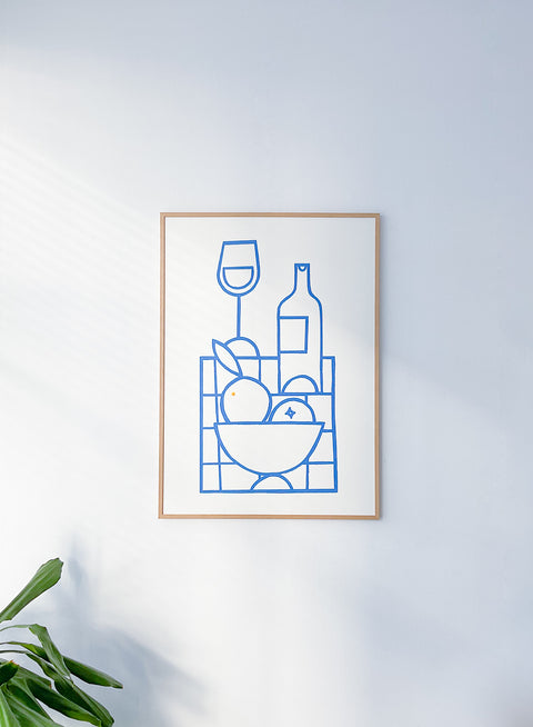 Wine in the sun (2023) 70✕50cm