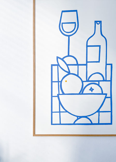 Wine in the sun (2023) 70✕50cm