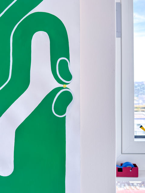 Green OK Hand (2025) 100✕50cm