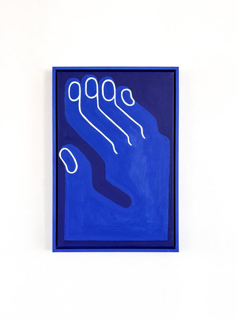 Blue hand (2022) 40✕60cm
